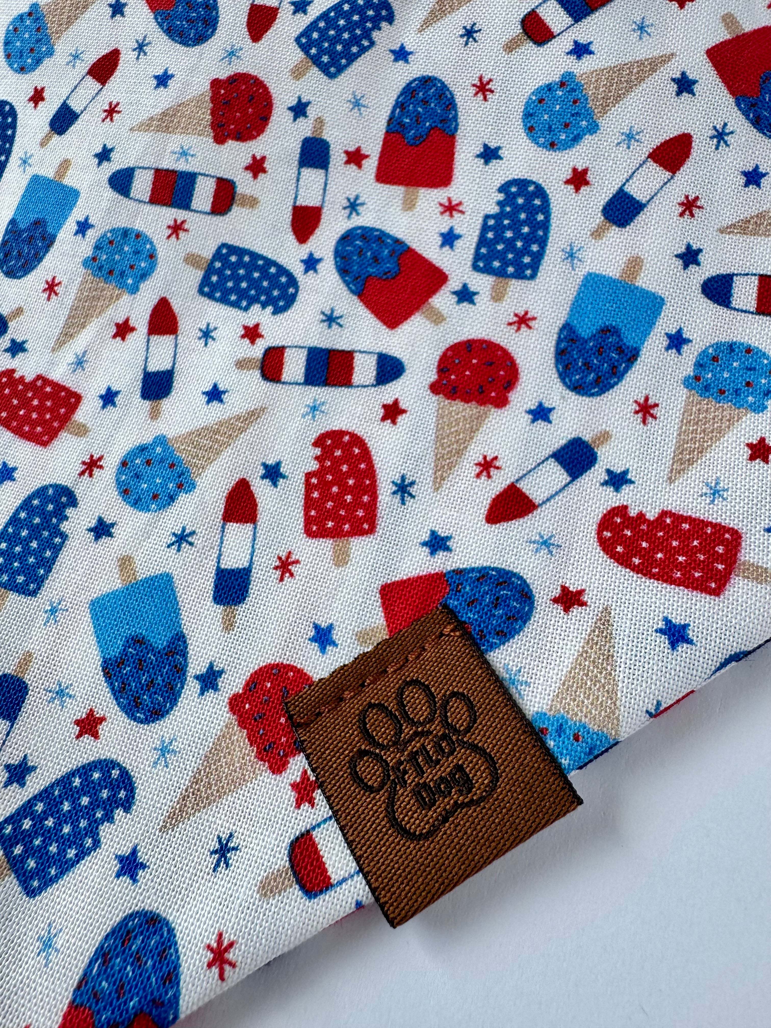 Pupsicle Parade - Scrunchie Contour Bandana