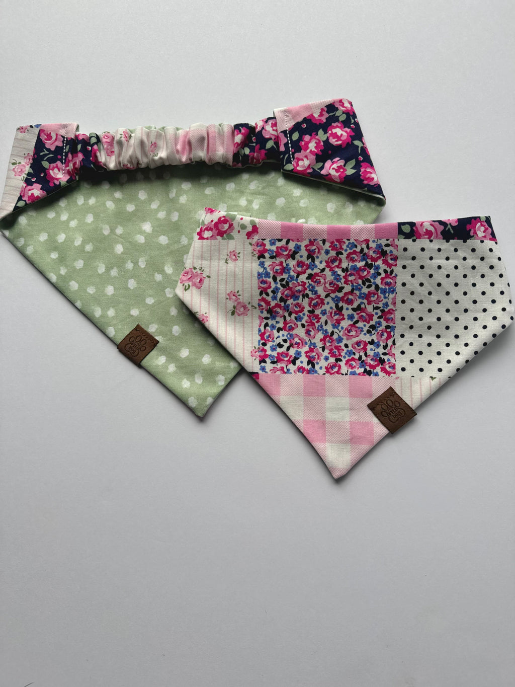 Rosy Rambler - Scrunchie Contour Bandana