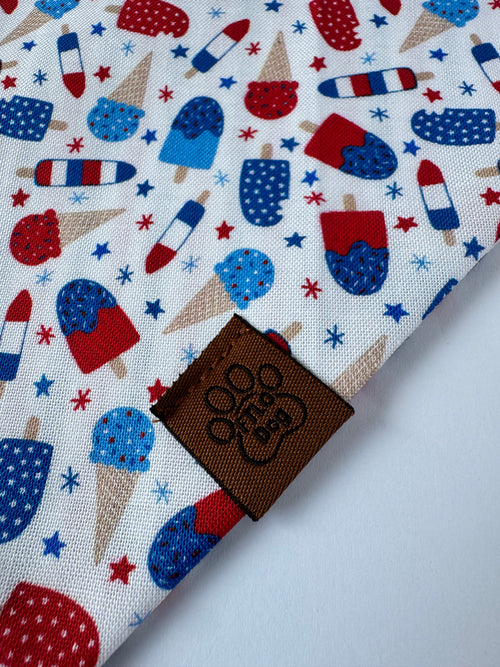 Pupsicle Parade - Over the Collar  Contour Bandana