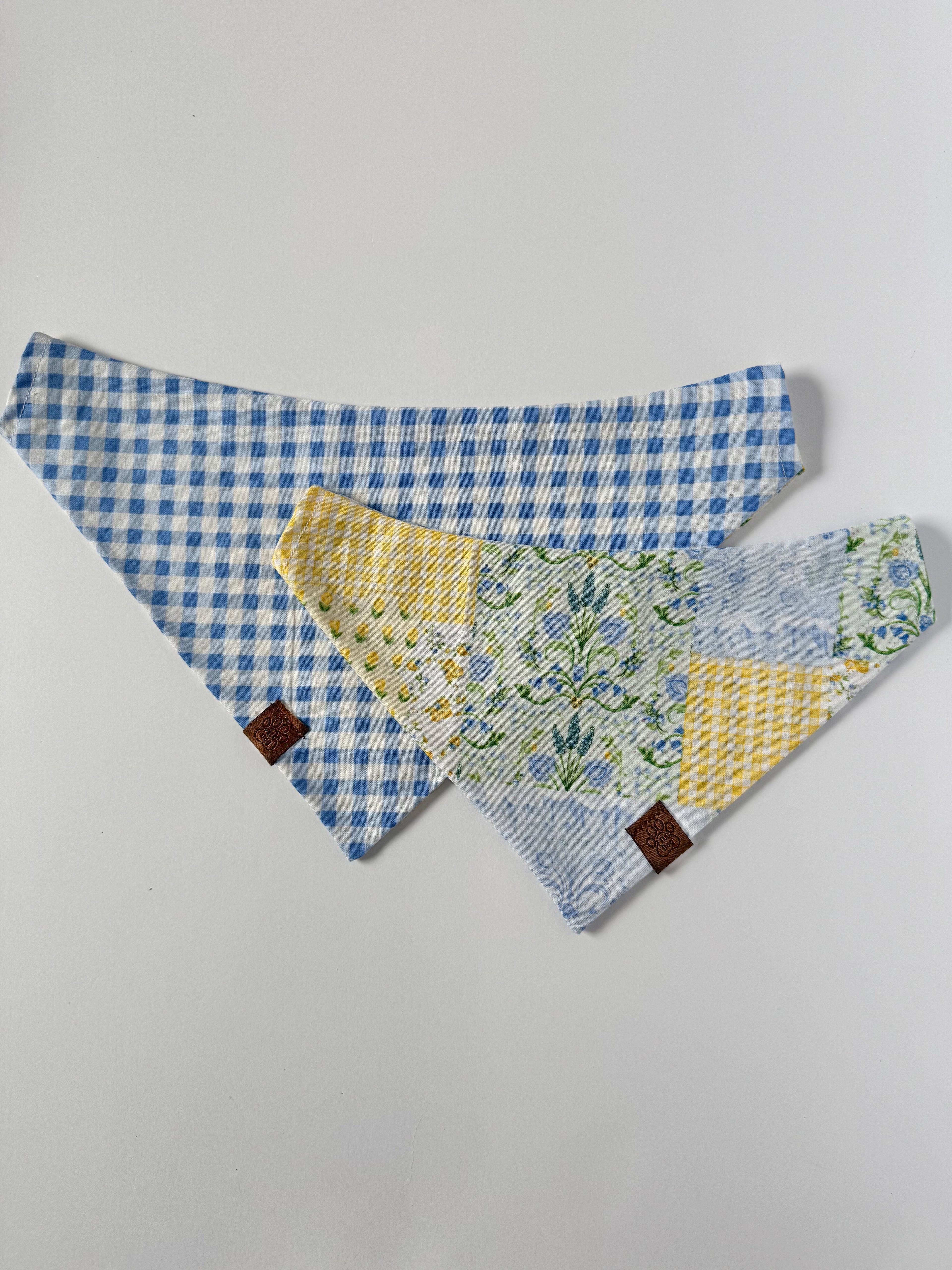 Springtime Stroll - Over the Collar Contour Bandana