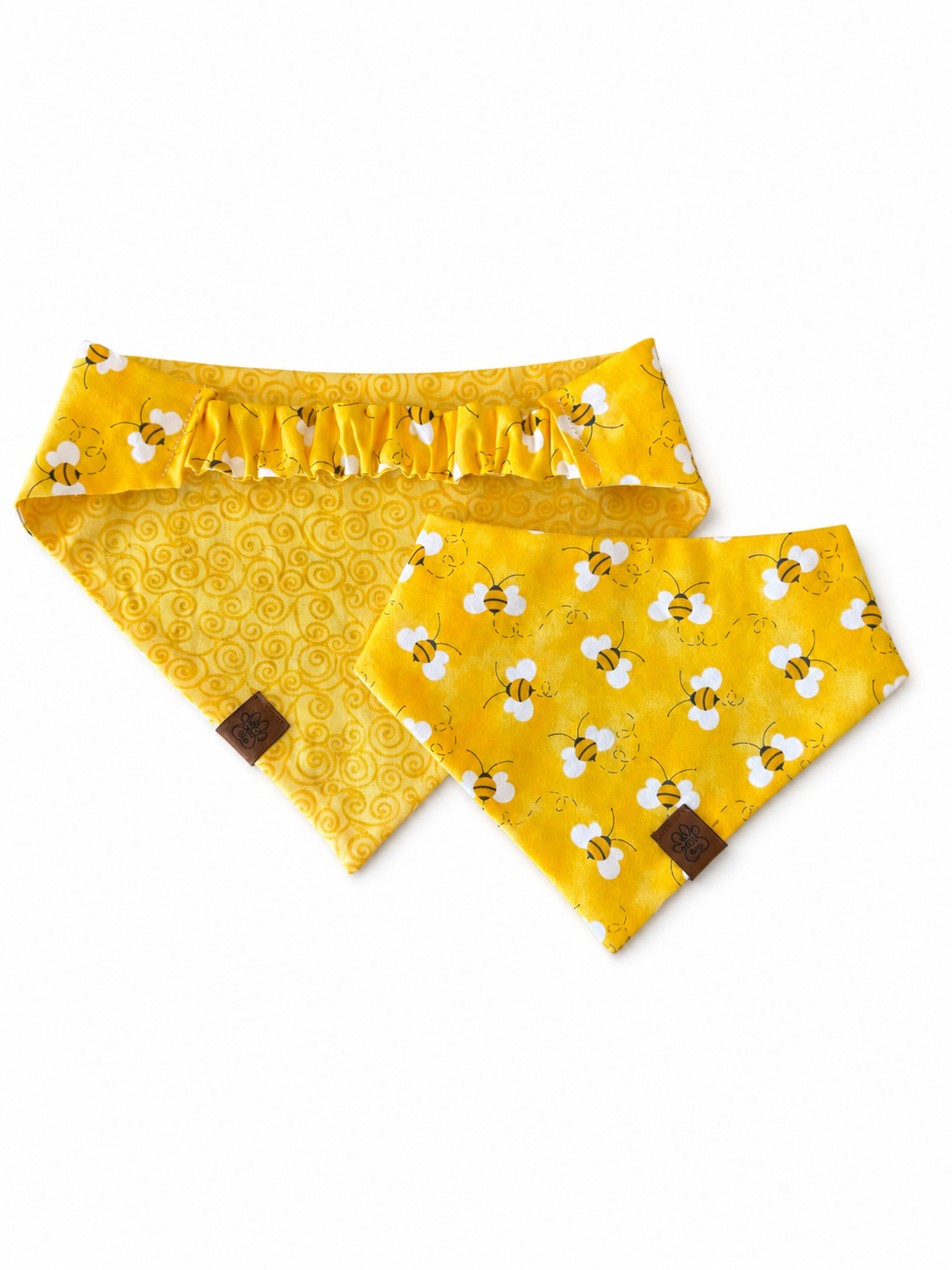 Bee Happy - Scrunchie Contour Bandana