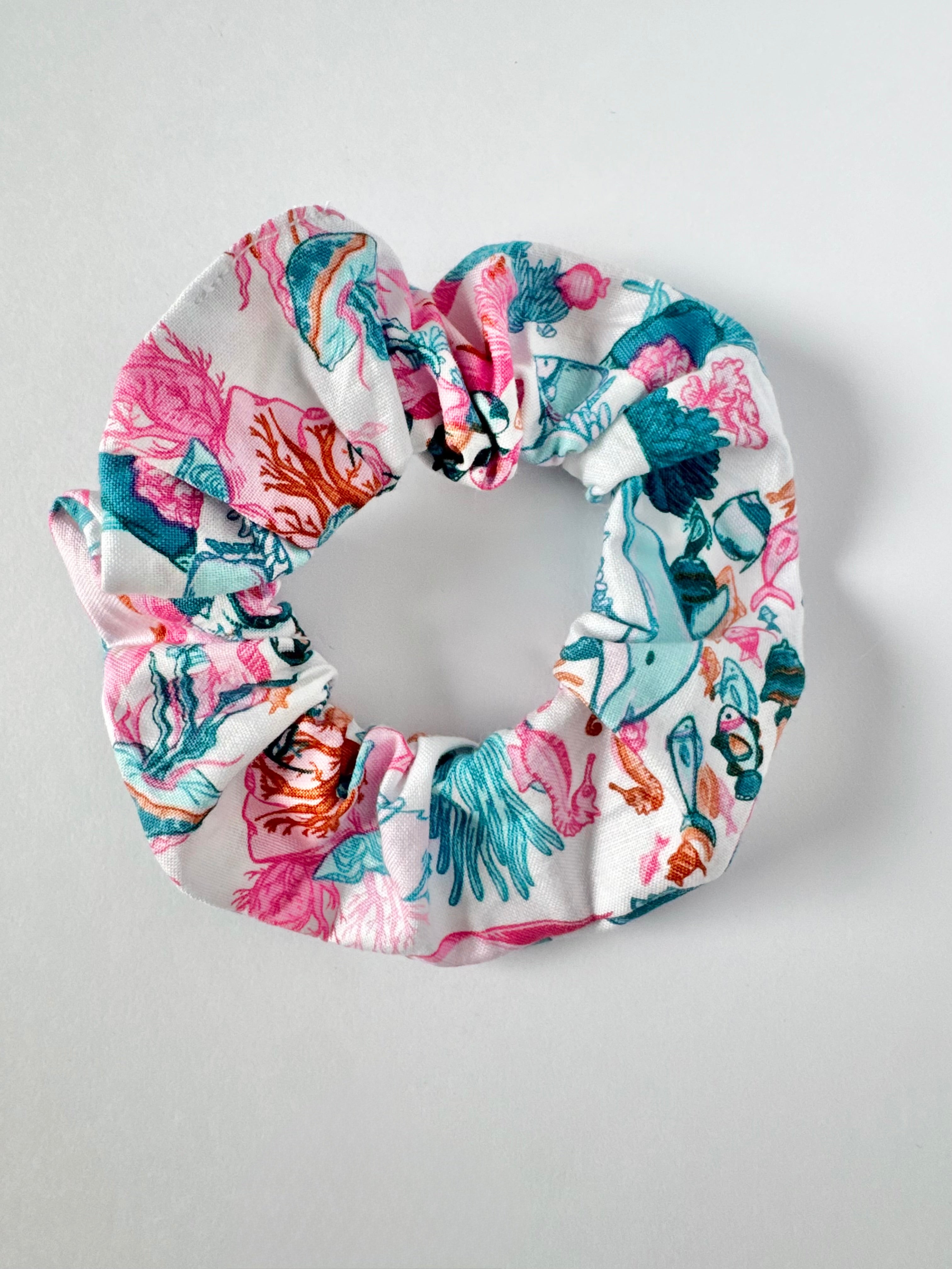Coral Lagoon - Hair Scrunchie 1