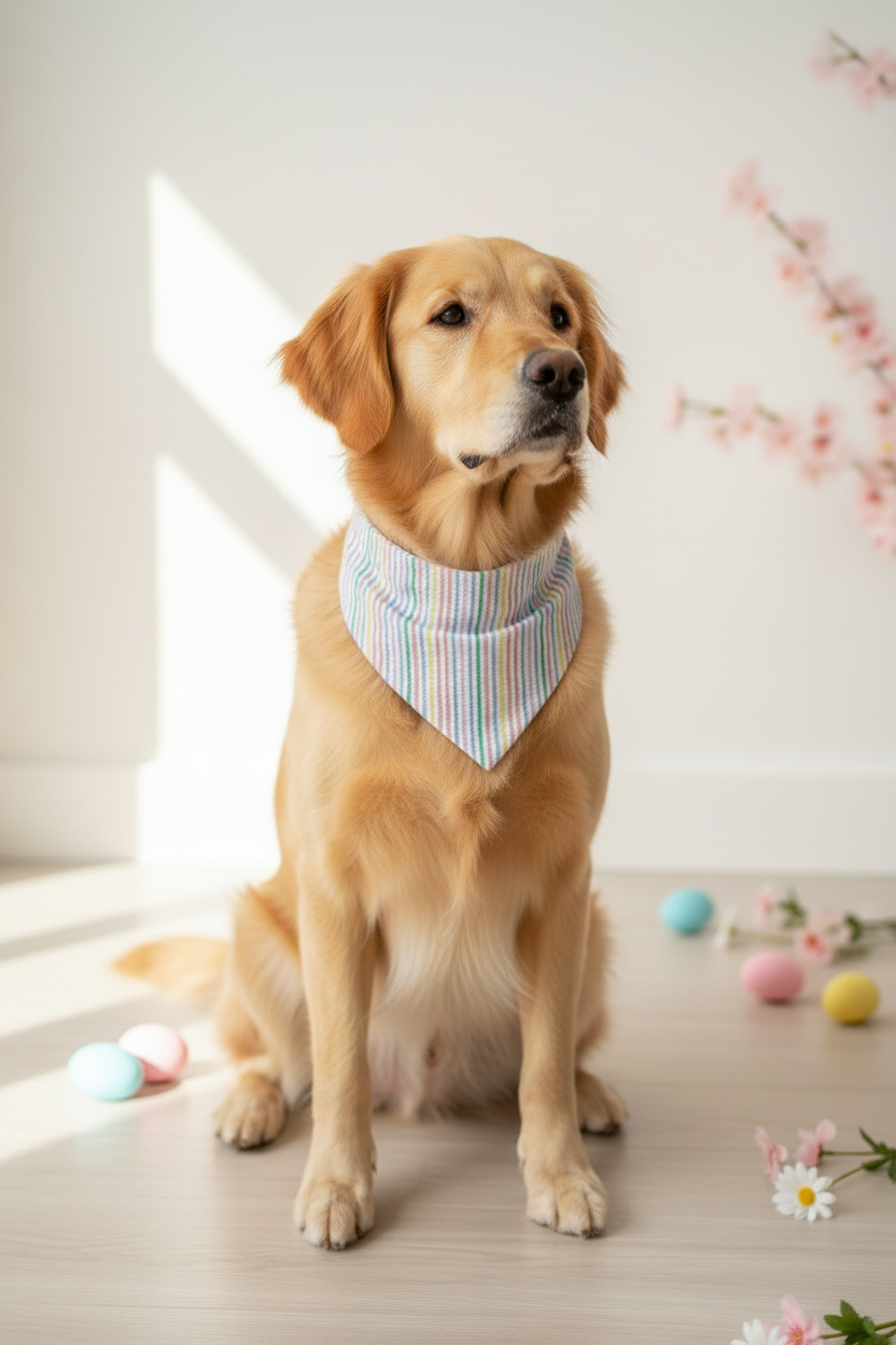 Egg Hunt Pup - Scrunchie Bandana Version 2.0