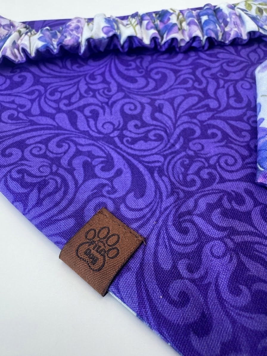 Lilac Lullaby - Scrunchie Contour Bandana