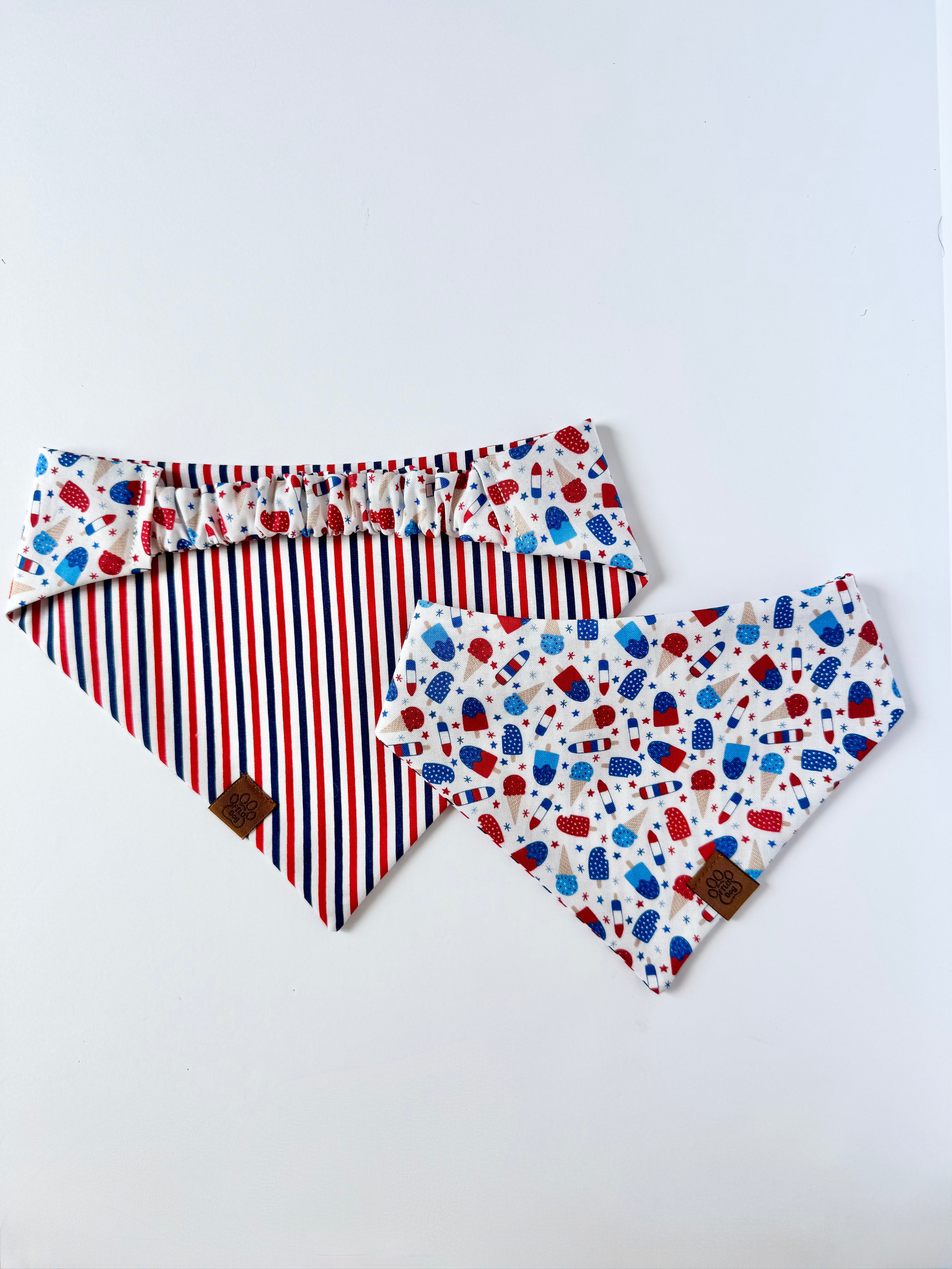 Pupsicle Parade - Scrunchie Contour Bandana