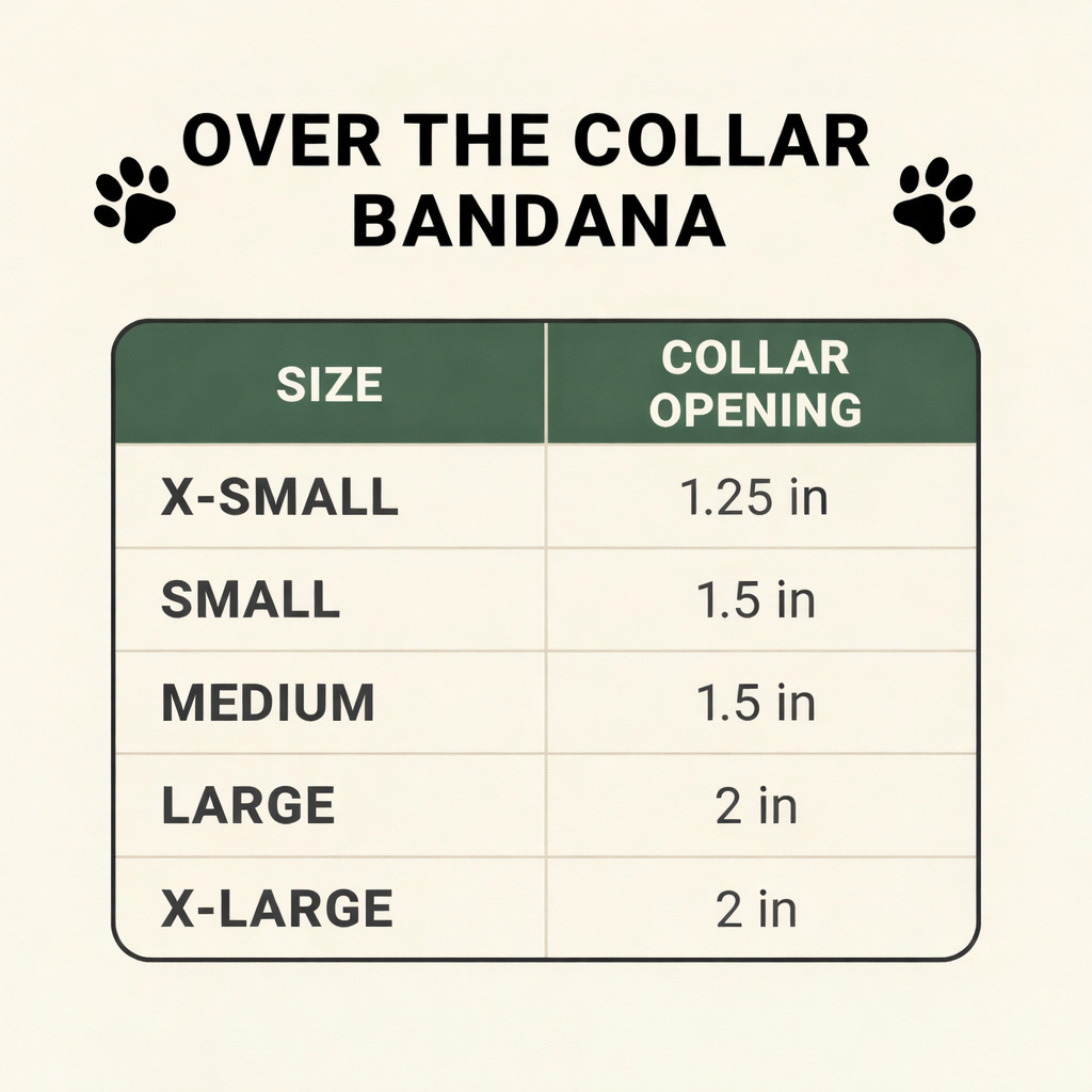 Fern & Forage - Over the Collar Contour Bandana