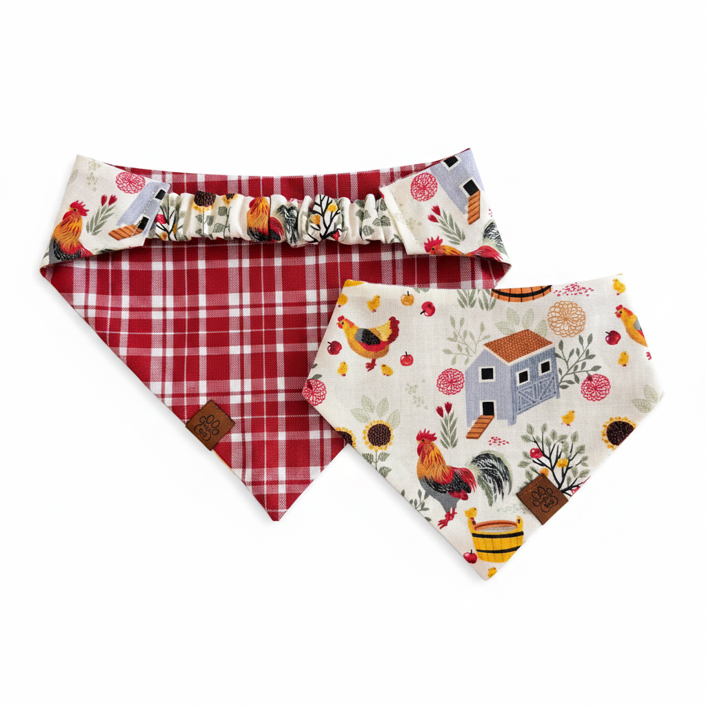 Farm Bandanas White Background