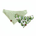 Gingham & Cactus Bandanas - White Background
