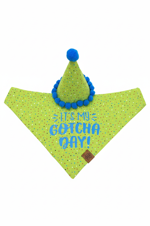 Gotcha Day Bandana - White Background