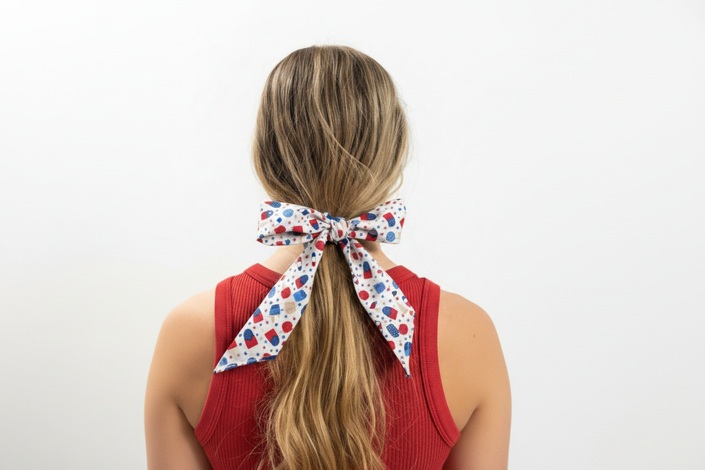 Popsicle Print Bow - Lifestyle